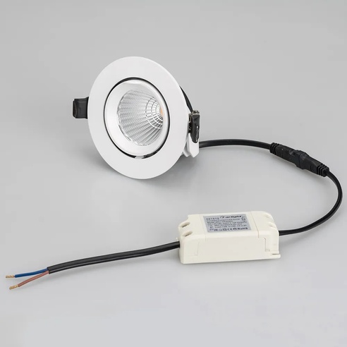 Светильник LTD-EXPLORER-R100-12W Day4000 (WH, 38 deg) (Arlight, IP20 Металл, 3 года)