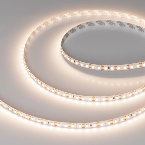 Лента FC-A120-8mm 24V Warm3500-CX1 (5 W/m, IP20, 5m) (Arlight, резка 1 светодиод)