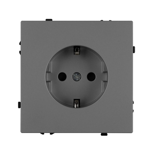 Механизм электрической розетки SCT-NOBE-MEU1-SFPL-GR (230V, 16A) (Arlight, -)