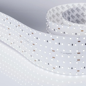 Лента светодиодная S2-2500 24V White 6000K 85mm (2835, 560 LED/m, LUX) (Arlight, 40 Вт/м, IP20)