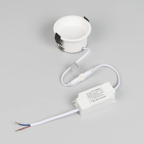 Светильник MS-BREEZE-BUILT-R82-9W Warm3000 (WH, 85 deg, 230V) (Arlight, IP20 Металл, 3 года)