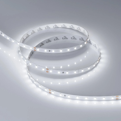 Лента светодиодная RT-A80-8mm 24V White6000 (6 W/m, IP20, 2835, 50m) (Arlight, высок.эфф.150 лм/Вт)