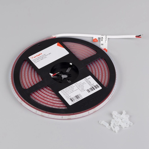 Лента герметичная DOT-PFS-X160-10mm 24V Warm2700 (12 W/m, IP68, 5m) (Arlight, 5 лет)
