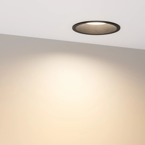 Светильник MS-BREEZE-BUILT-R104-12W Warm3000 (BK, 85 deg, 230V) (Arlight, IP20 Металл, 5 лет)