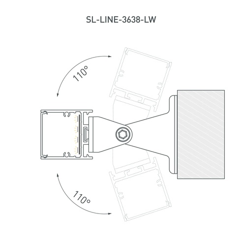 Профиль SL-LINE-3638-LW-2000 WHITE (Arlight, Алюминий)