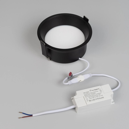 Светильник MS-BREEZE-BUILT-R125-16W Day4000 (BK, 85 deg, 230V) (Arlight, IP20 Металл, 5 лет)