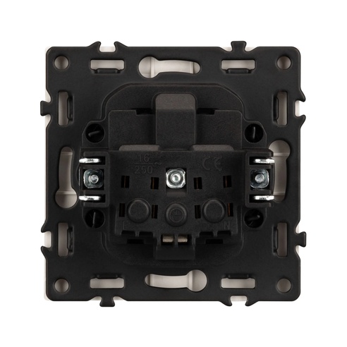 Механизм розетки влагозащищённый SCT-NOBE-MCP-SFPL-CA (230V, 16A) (Arlight, Кашемир)