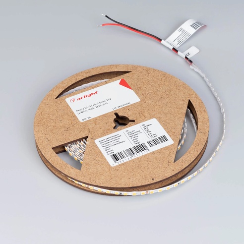 Лента светодиодная UL-A140-3.5mm 24V Warm3000 (6 W/m, IP20, 2835, 5m) (Arlight, узкая)