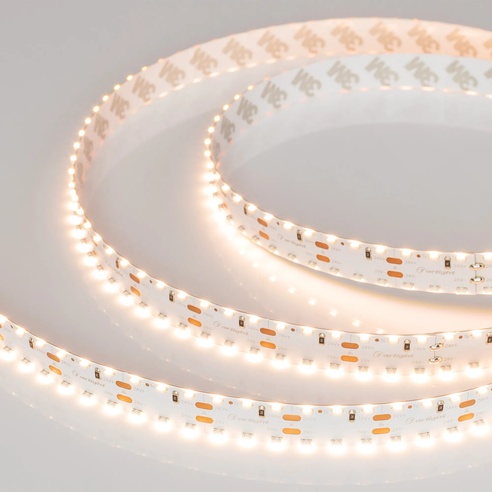 Лента светодиодная RS 2-5000 24V Warm2700 2x2 15mm (3014, 240 LED/m, LUX) (Arlight, 19.2 Вт/м, IP20)