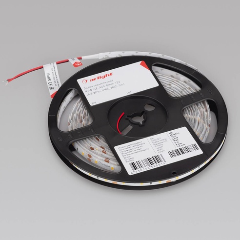 Лента светодиодная герметичная RTW-SE-A60-8mm 12V Day4000 (4.8 W/m, IP65, 2835, 5m) (Arlight, -)