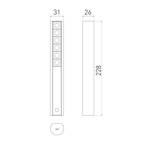 Светильник SP-ARTE-SIX-L227-3W Day4000-MIX (BK, 32 deg, 5V, 1A) (Arlight, IP20 Металл, 2 года)