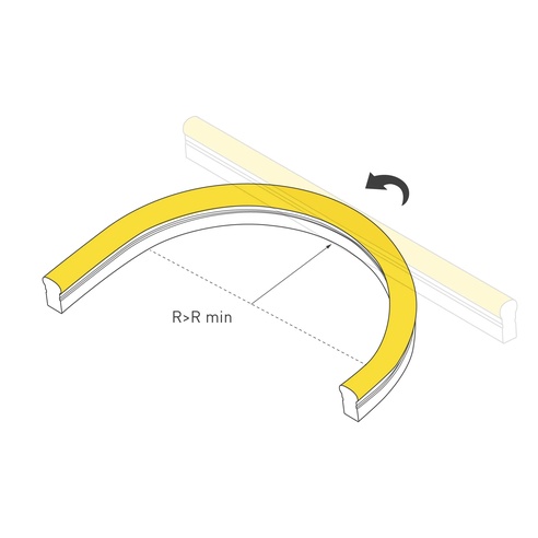 Гибкий неон ARL-NEON-2615-SIDE 230V Warm (Arlight, 8 Вт/м, IP65)