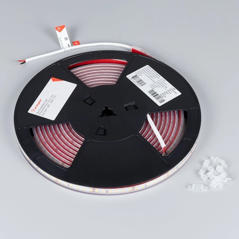 Лента светодиодная герметичная RTW-PS-A120-10mm 24V Warm2700 (9.6 W/m, IP67, 2835, 5m) (Arlight, 9.6 Вт/м, IP67)