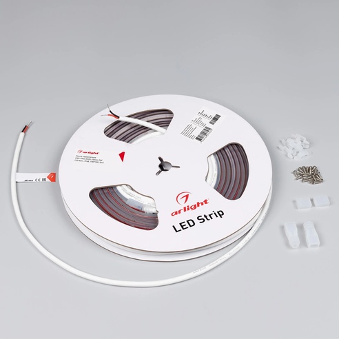 Лента светодиодная герметичная CSP-PFS-X320-10mm 24V White6000 (10 W/m, IP68, TWP100, 5m) (Arlight, -)