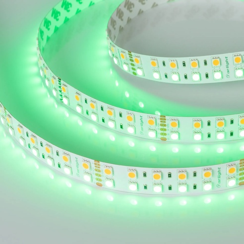Лента светодиодная RT 2-5000 24V RGB-Warm 2x2 (5060, 720 LED, LUX) (Arlight, 32 Вт/м, IP20)