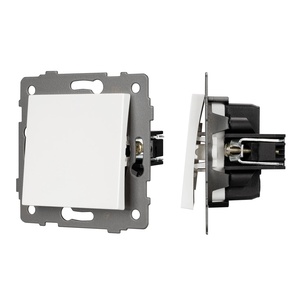 Механизм выключателя одноклавишный перекрёстный SWT-MKX1-PL-WH-V (250V, 10A) (Arlight, -)