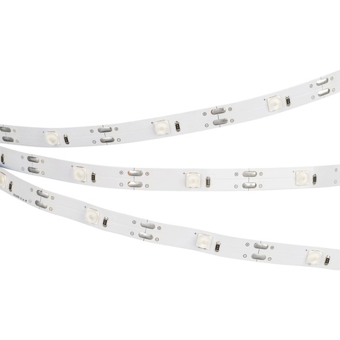 Лента светодиодная RT-5000-6060LENS-20-12V Warm2700 (10mm, 10W/m, IP20) (Arlight, Открытый)