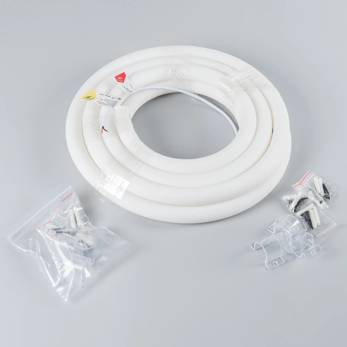 Лента светодиодная герметичная MOONLIGHT-TOP-A336-D25mm 24V Warm2700 360deg (14.4 W/m, IP65, 2835, 5m, wire x1) (Arlight, Вывод прямой, 3 года)