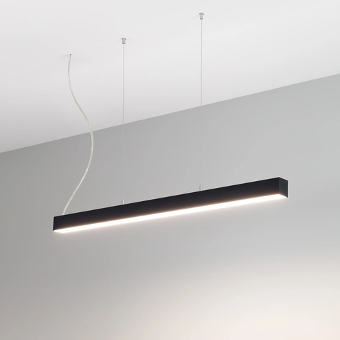 Профиль SL-LINE-5050-3000 BLACK (BY) (Arlight, Алюминий)