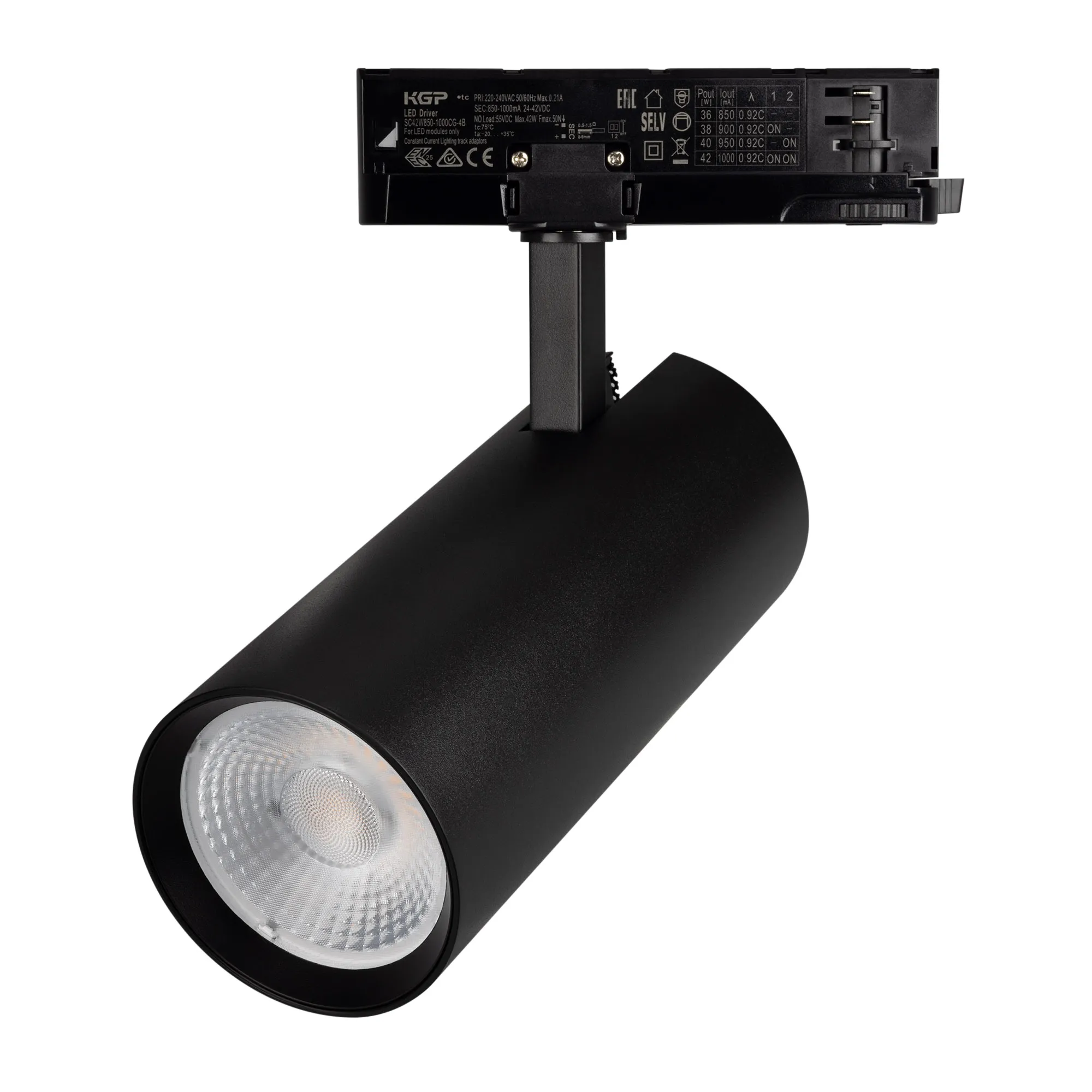 Светильник LGD-GERA-4TR-R90-40W Warm3000 (BK, 55 deg, 230V) (Arlight, IP20 Металл, 5 лет)