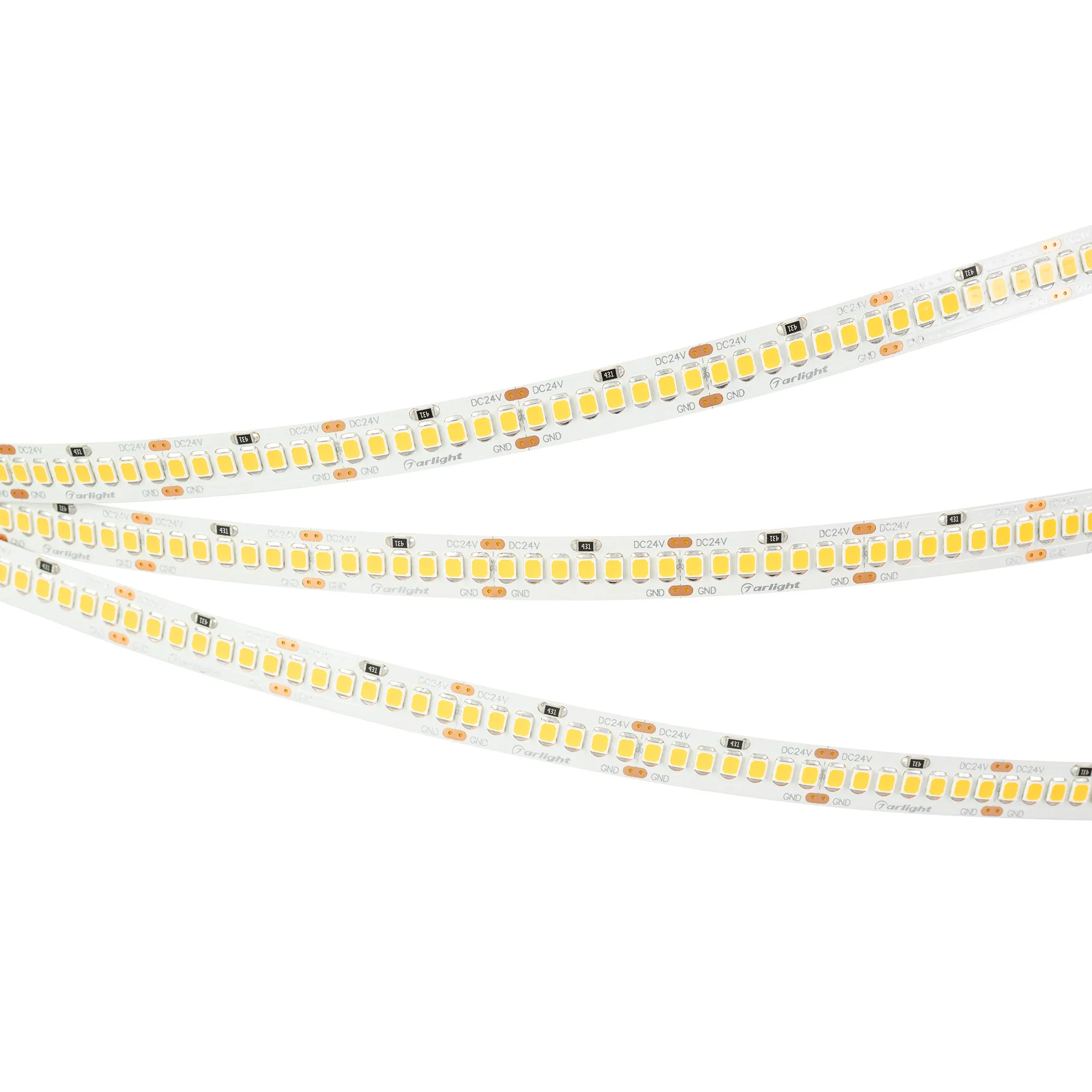 Лента светодиодная RT-A252-10mm 24V White6000 (11 W/m, IP20, 2835, 5m) (Arlight, 11 Вт/м, IP20) - изображение товара