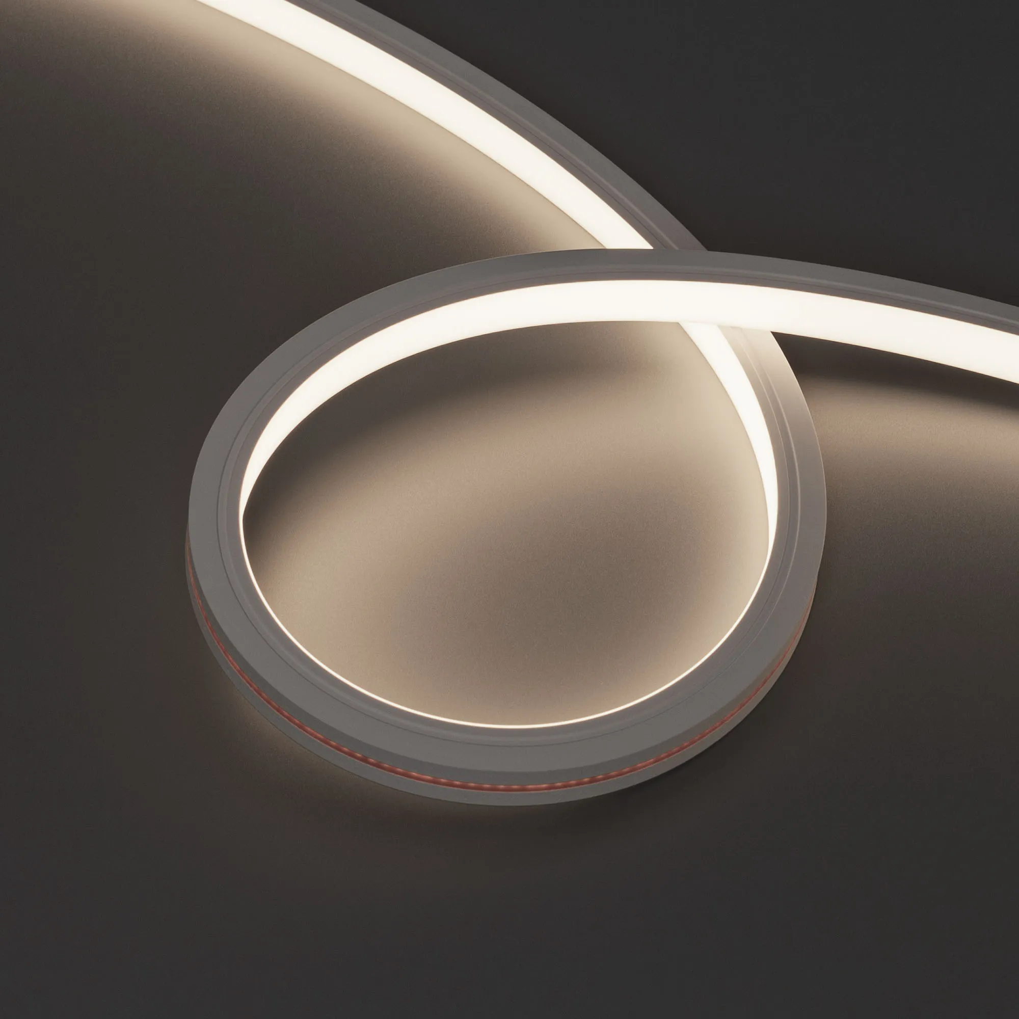 Лента герметичная MOONLIGHT-TOP-X320-13x12mm 24V Day4000 (5 W/m, IP67, sauna, 15m, wire x2) (Arlight, Вывод вниз, 3 года) - изображение товара