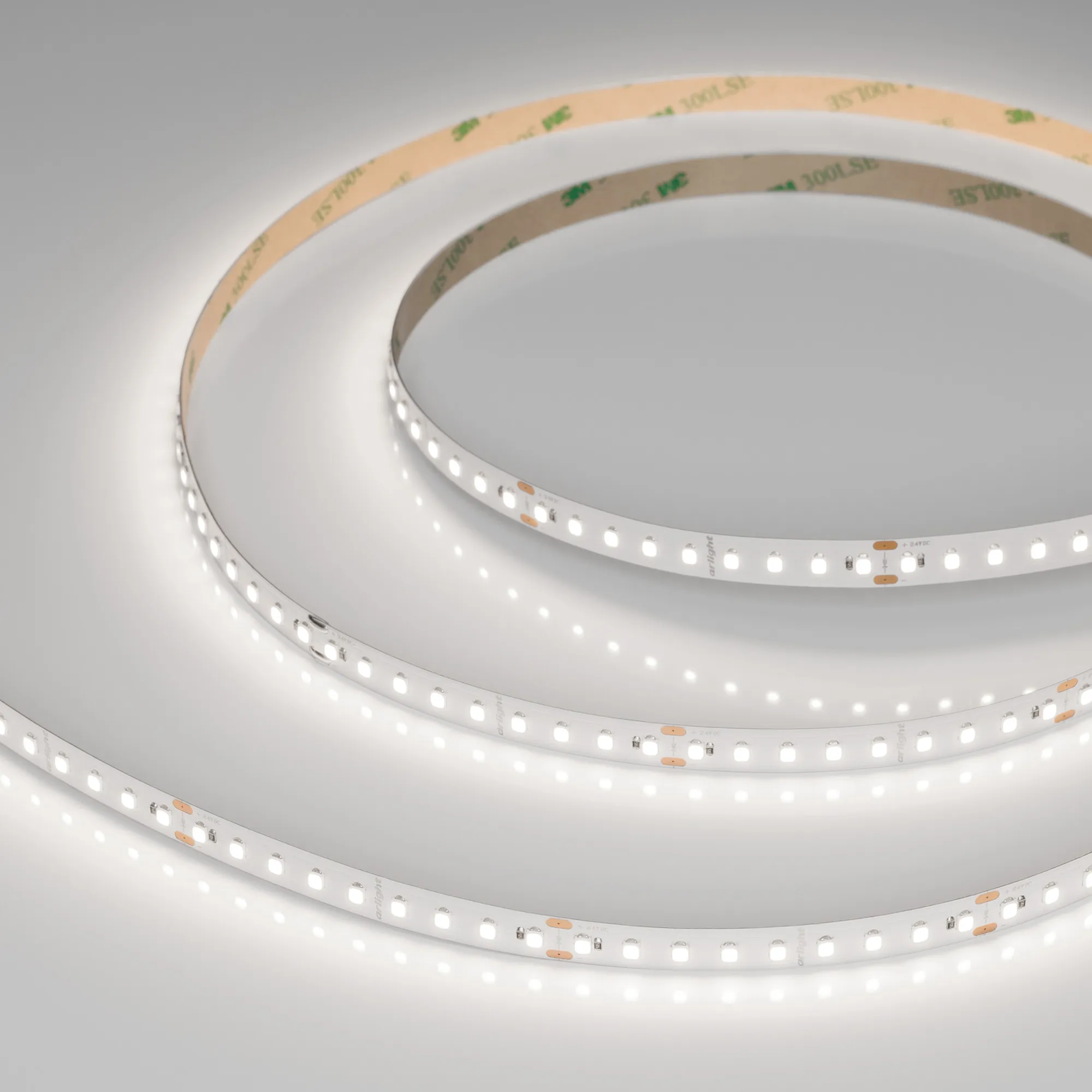 Лента светодиодная UL-A126-10mm 24V Day5000 (8 W/m, IP20, 5m) (Arlight, высок.эфф.165 лм/Вт)