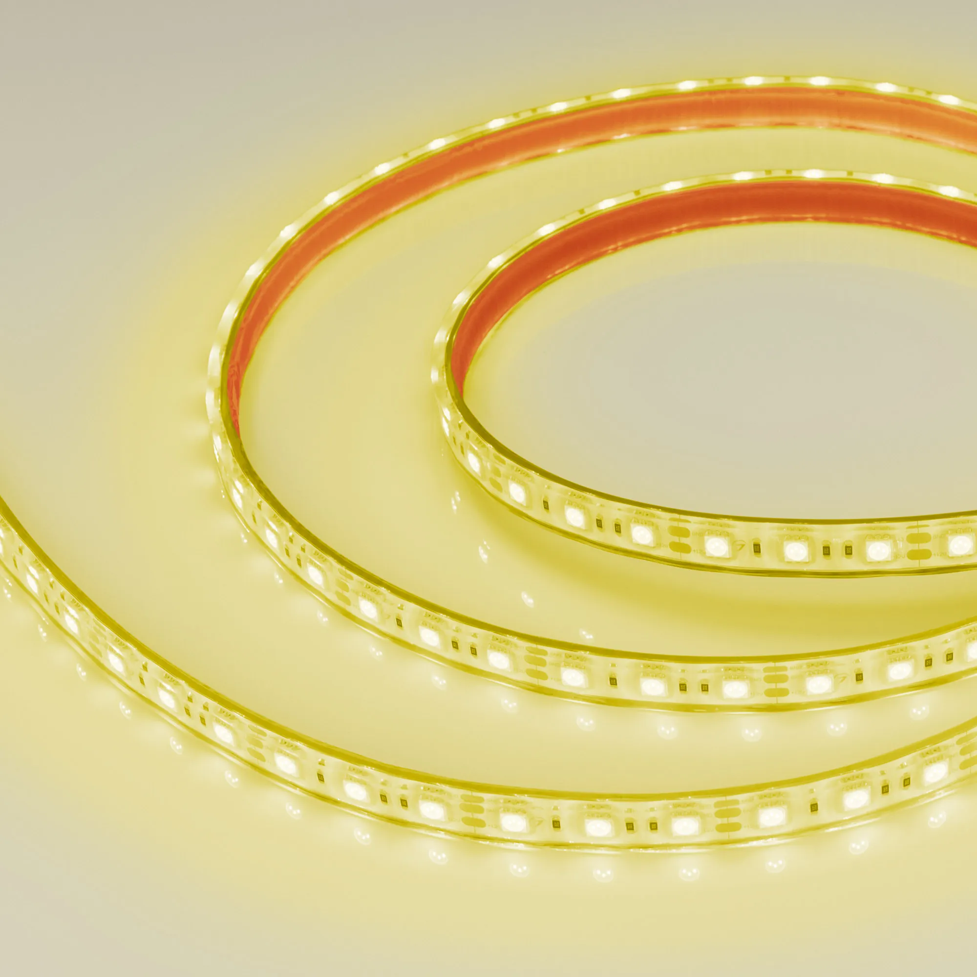 Лента светодиодная герметичная RTW-PFS-B60-13mm 12V Yellow (14.4 W/m, IP68, 5060, 5m) (Arlight, 14.4 Вт/м, IP68)