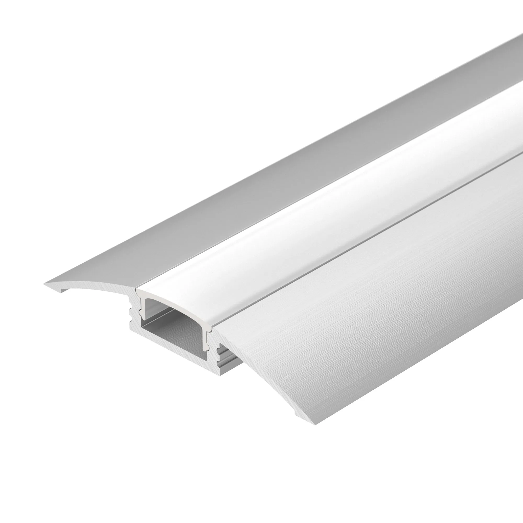 Профиль с экраном ALU-FLAT-2000 ANOD+FROST (Arlight, Алюминий) - изображение товара