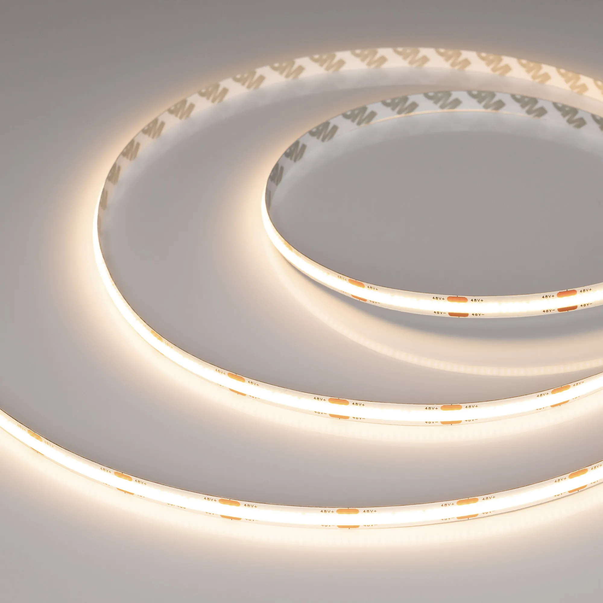 Лента светодиодная COB-X480-8mm 48V Warm3000 (10 W/m, IP20, 50m PRO REEL) (Arlight, -) - изображение товара