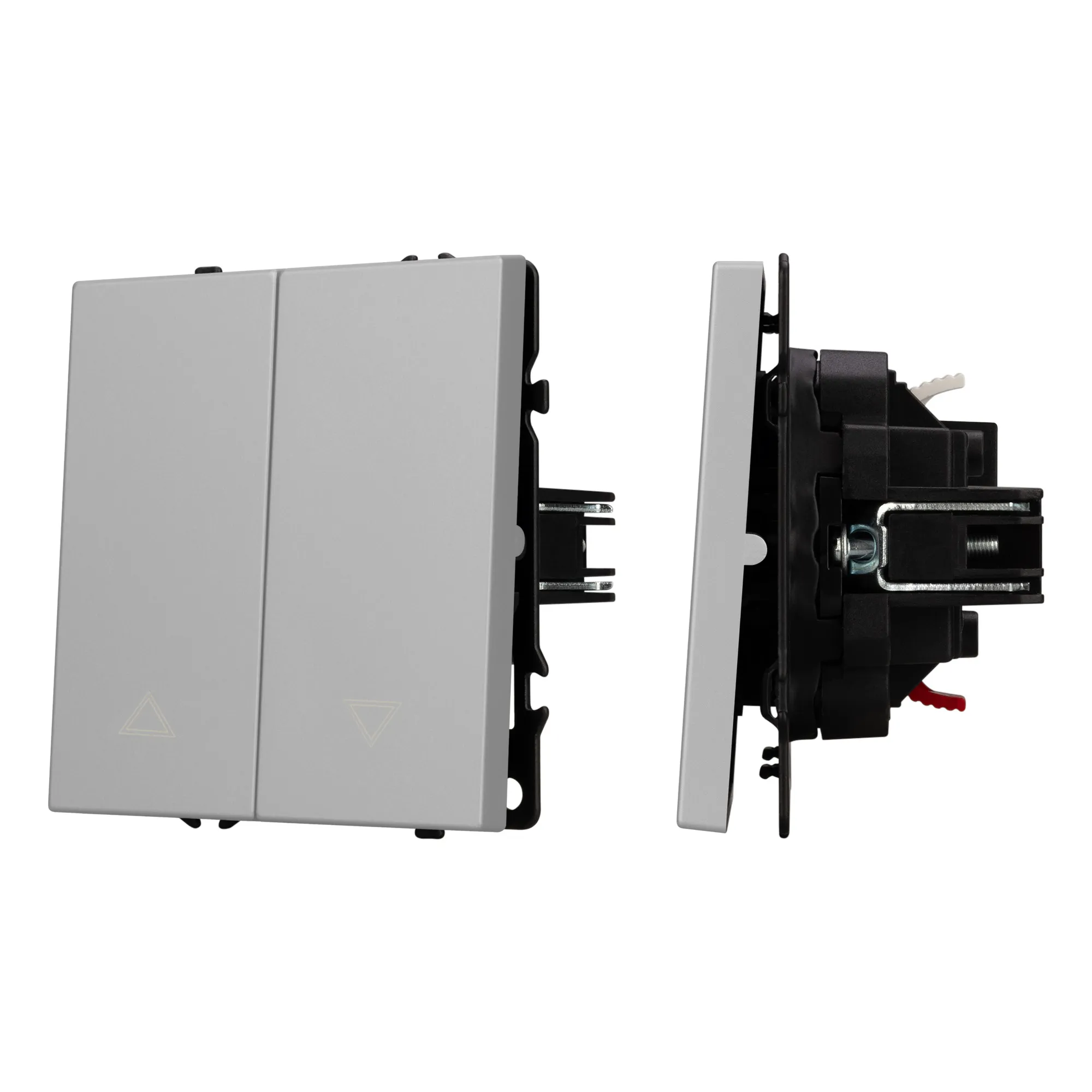 Механизм выключателя управления шторами SWT-NOBE-MKR2-SFPL-IS (230V, 10A) (Arlight, Никель)