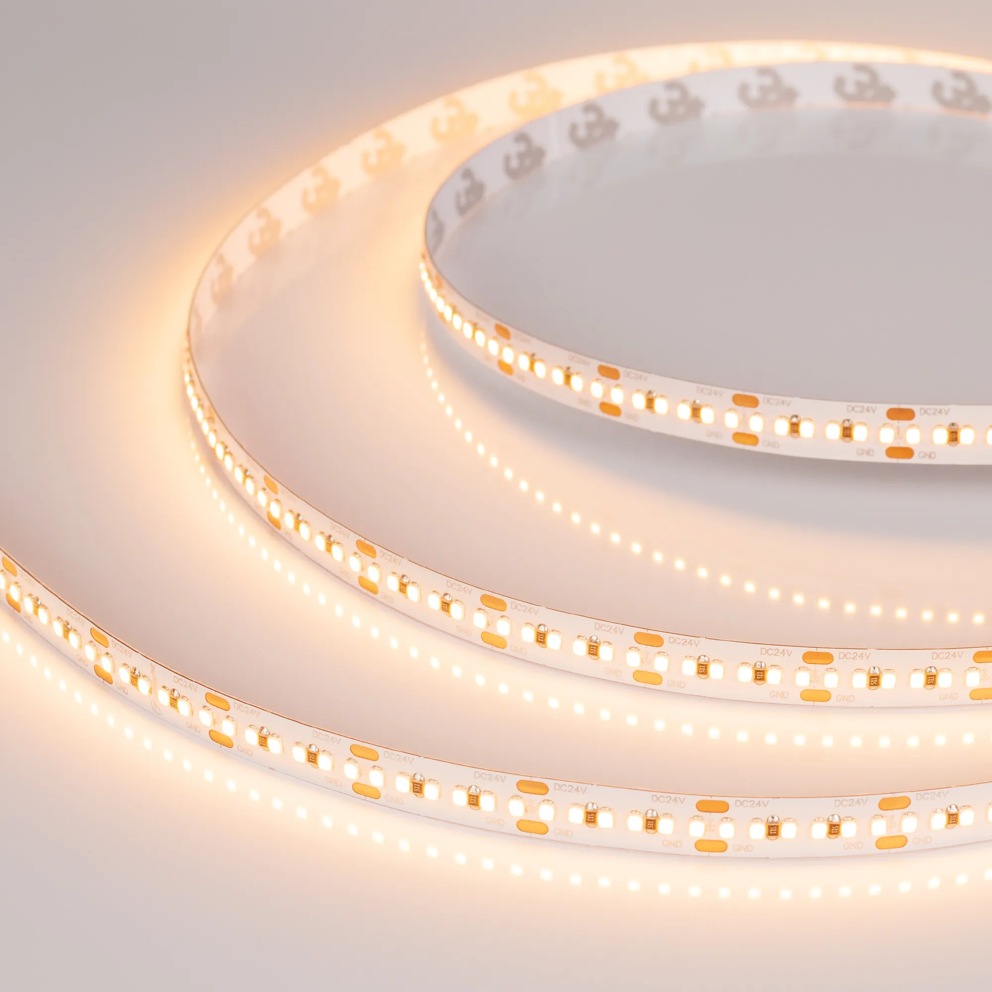 Лента светодиодная MICROLED-M300-8mm 24V Warm2700 (8 W/m, IP20, 2216, 5m) (Arlight, Открытый) - изображение товара