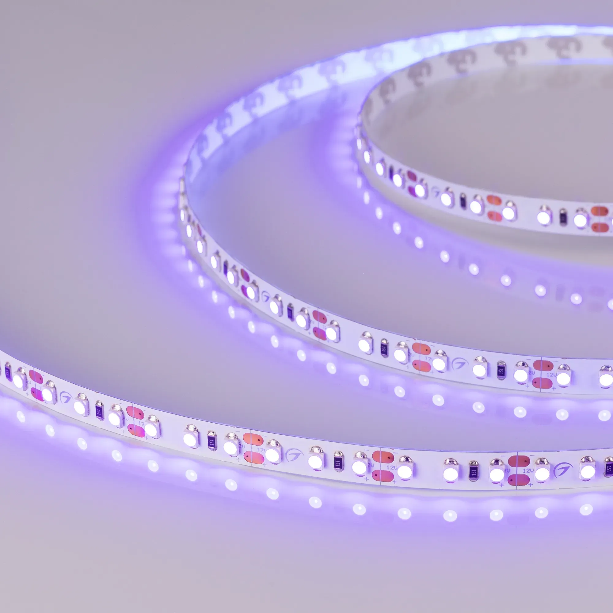 Лента светодиодная RT-A120-8mm 12V UV400 (9.6 W/m, IP20, 2835, 5m) (Arlight, Открытый) - изображение товара