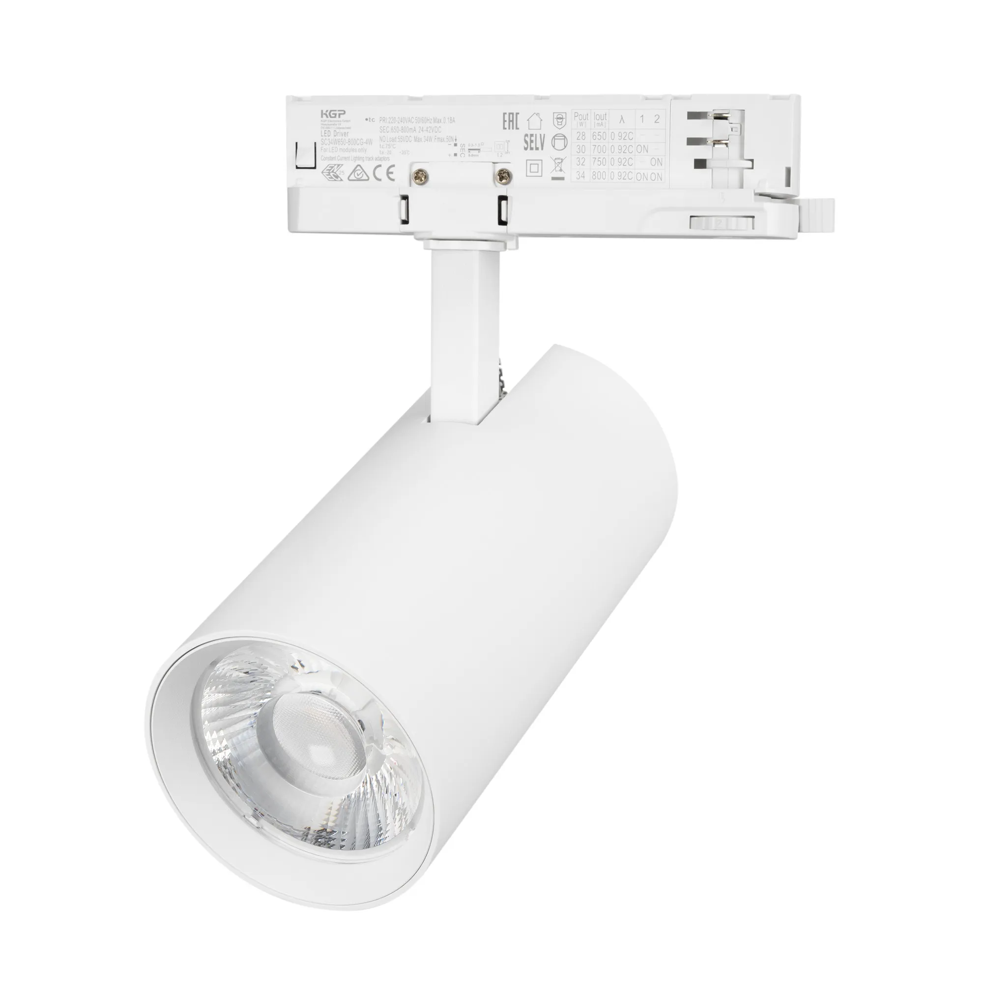 Светильник LGD-GERA-4TR-R90-30W Warm3000 (WH, 36 deg, 230V) (Arlight, IP20 Металл, 5 лет)